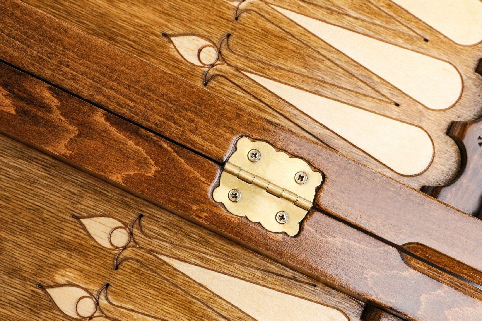 Handmade Wooden Backgammon Board Game Set "Tree Pomegranate" - AsatryansBrand