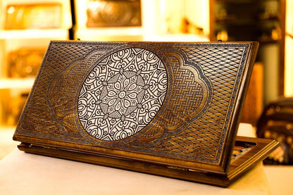 Handmade Wooden Ornamental Backgammon - AsatryansBrand